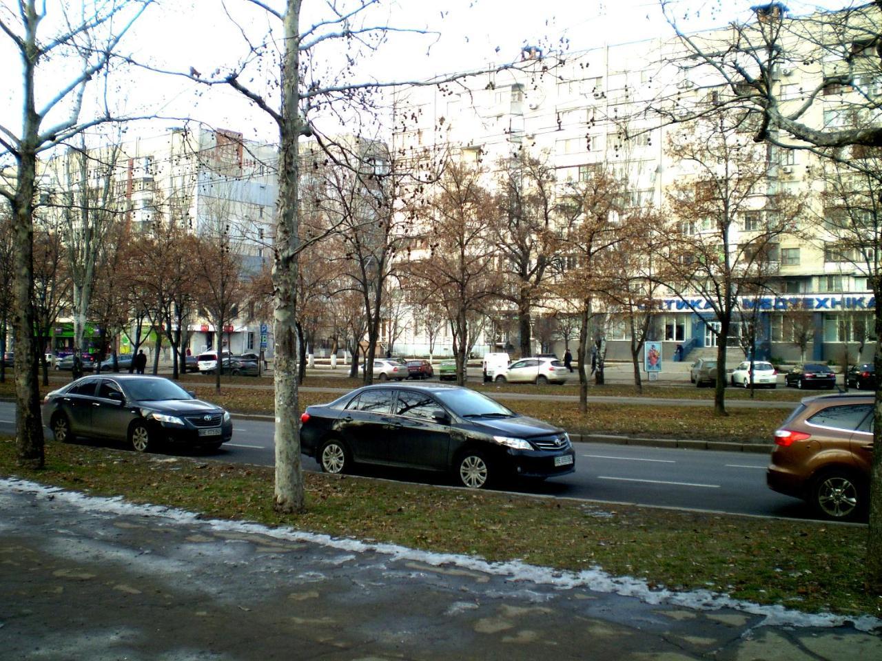 Мини Студия Проспект Центральный 124А, Wi-Fi, 1 Диван 3 Этаж 9 Этажного Дома 尼古拉耶夫 外观 照片